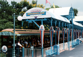 Yesterland: Mickey's Toontown Fair Train Station