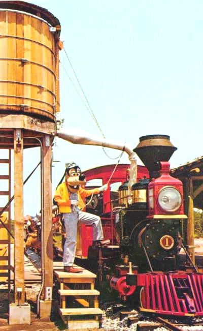 Image of Fort Wilderness Train by visitor parking.